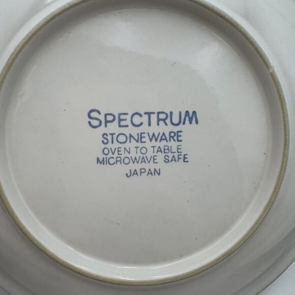 Vintage Salad Plates in Spectrum Floral by Japan 7.75" Set of 6 - Picture 4 of 7